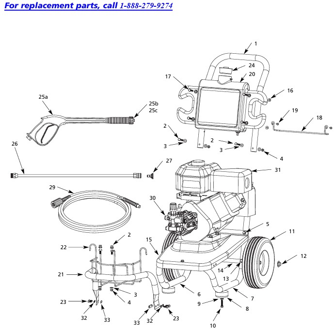 PW2705H3LE parts list